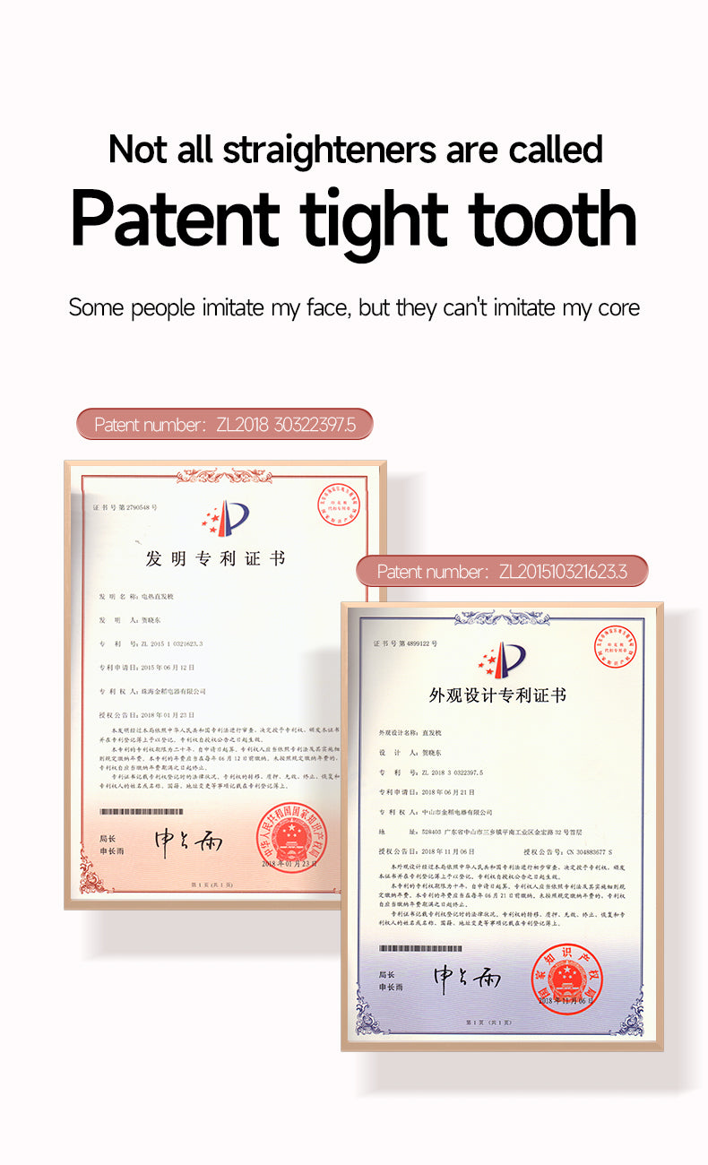 KD380KP  Negative ion straightening comb