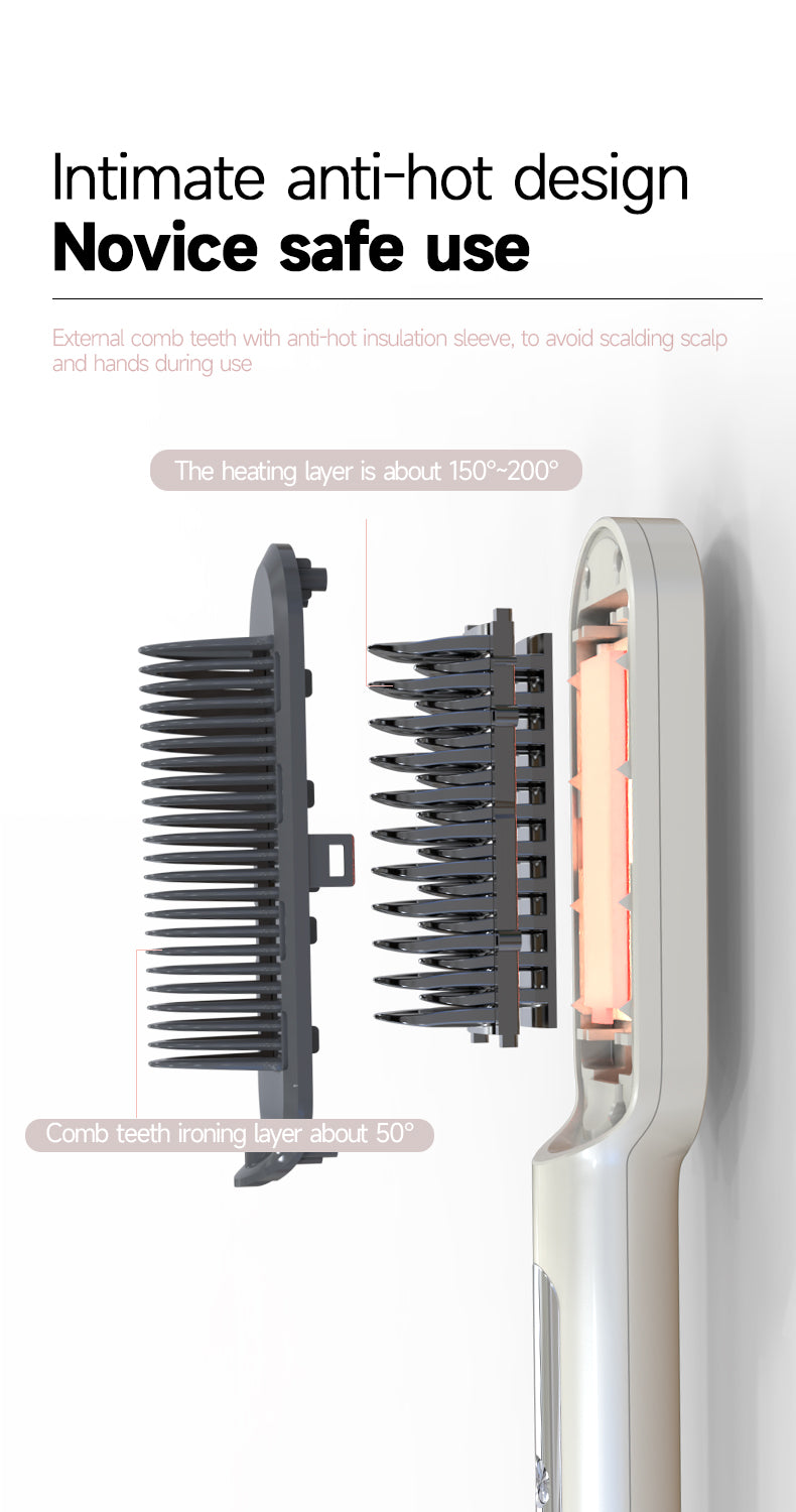 KD380KP  Negative ion straightening comb