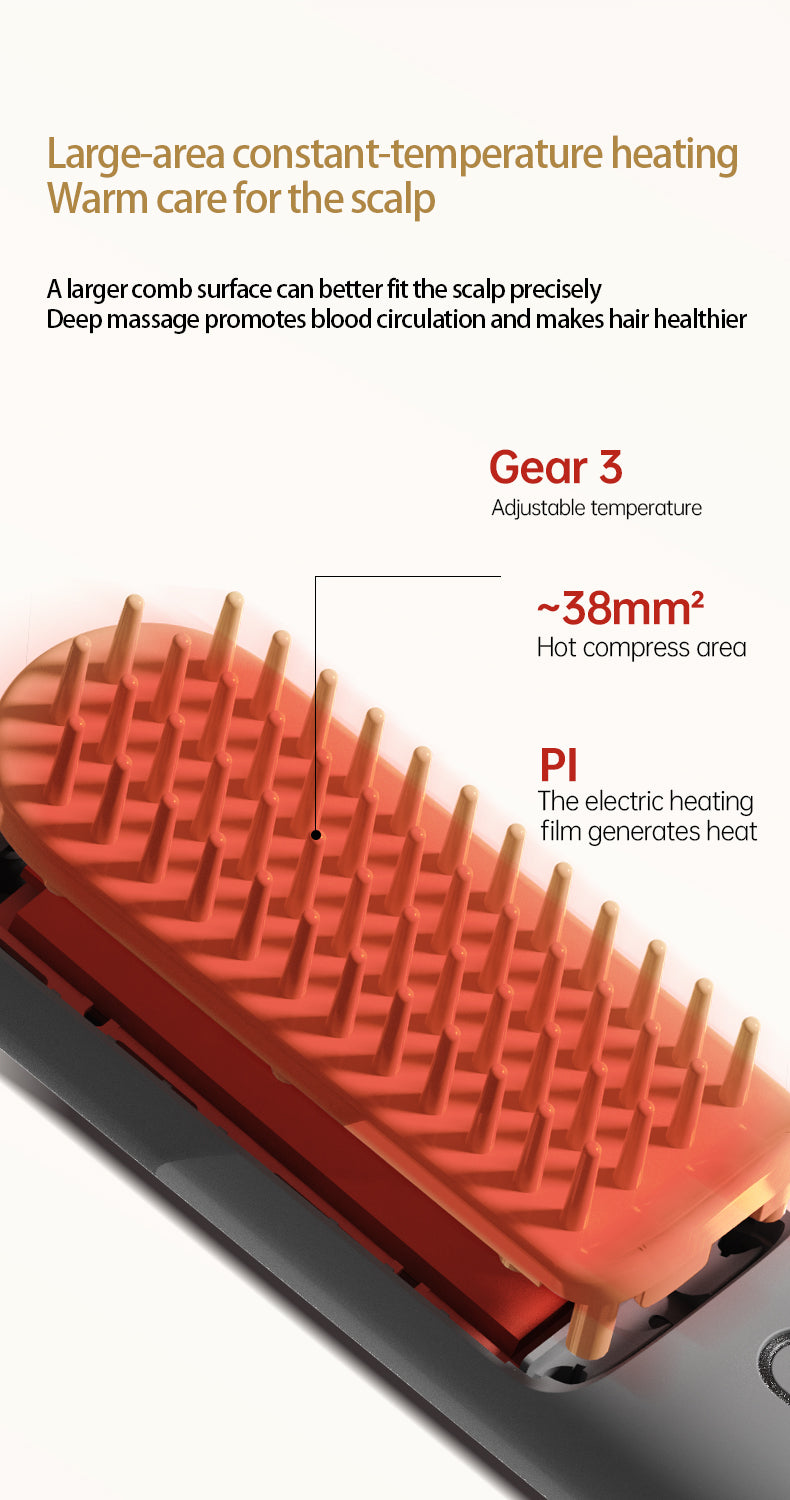 KD3805 Thermal energy hair care comb