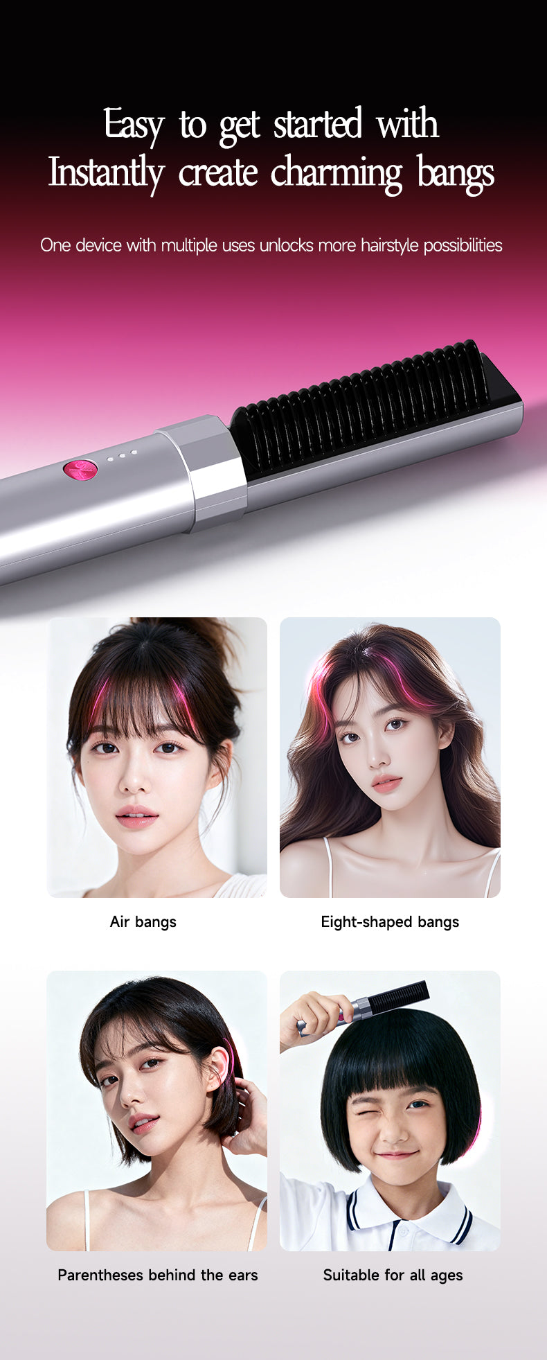 K6 Portable Bang Brush