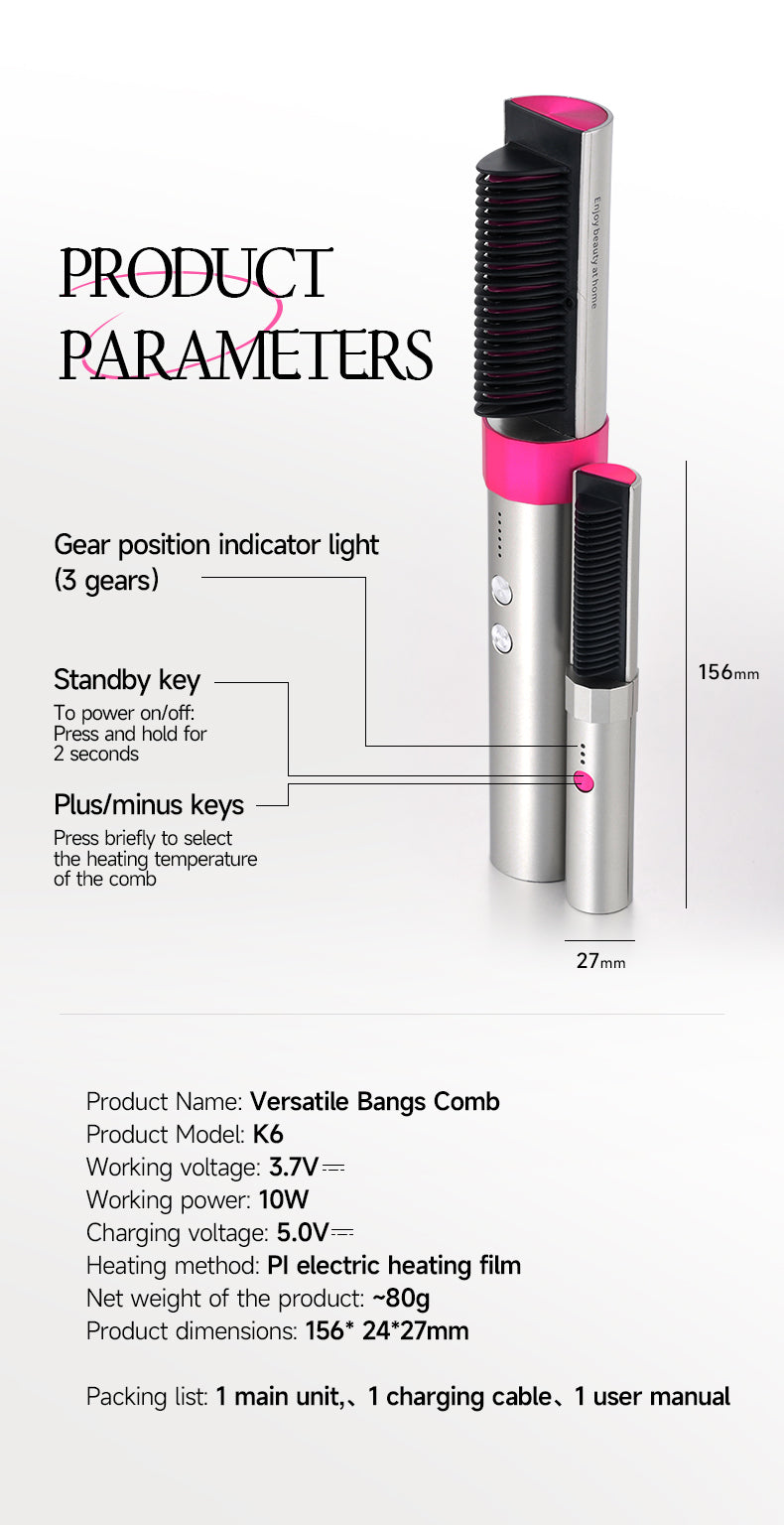 K6 Portable Bang Brush