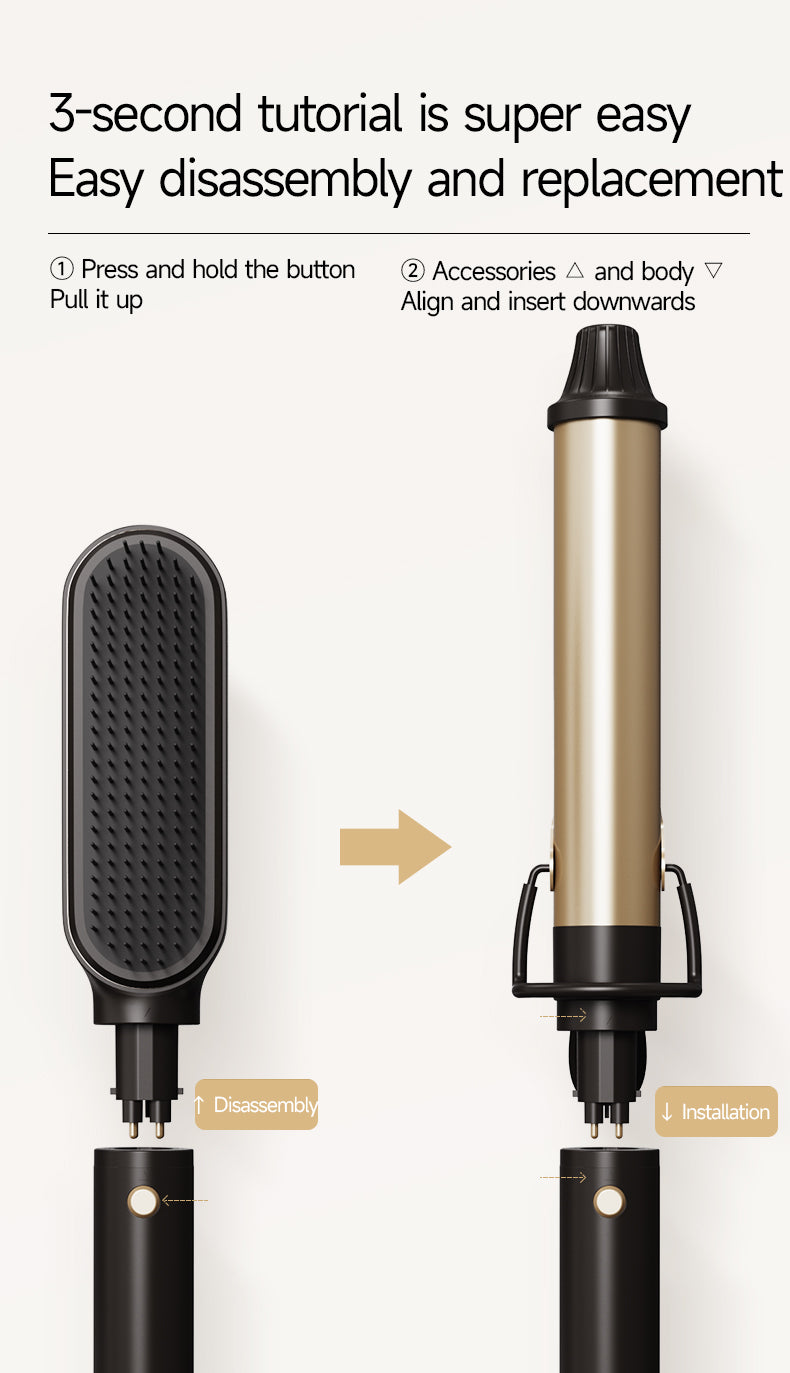 KD331 Three-in-one hair styling tools