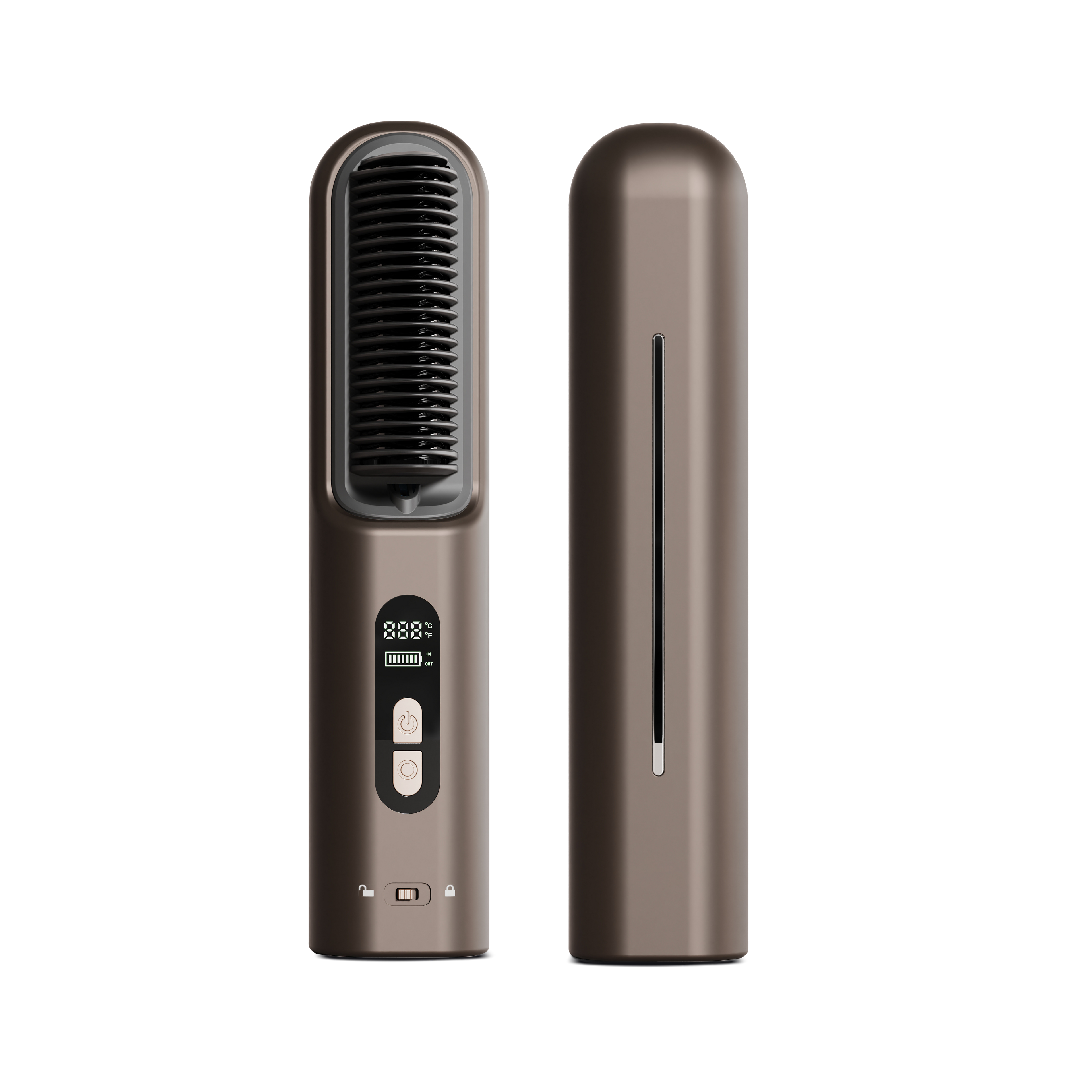 KD3820A Rechargeable Hair Straightening Brush