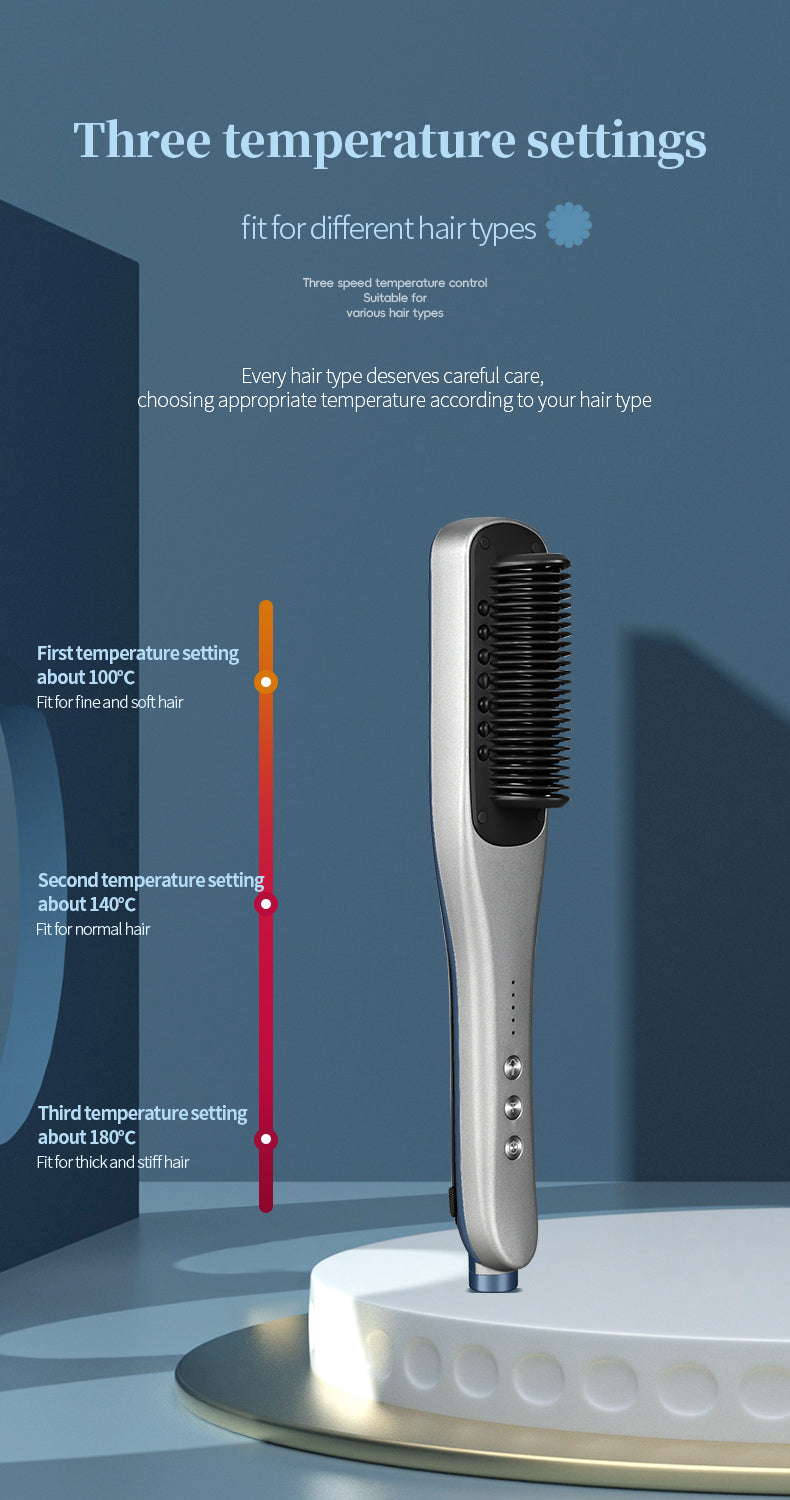 KD880 Steam straightening brush