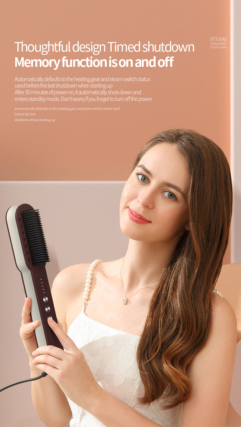 KD890 steam straightening brush