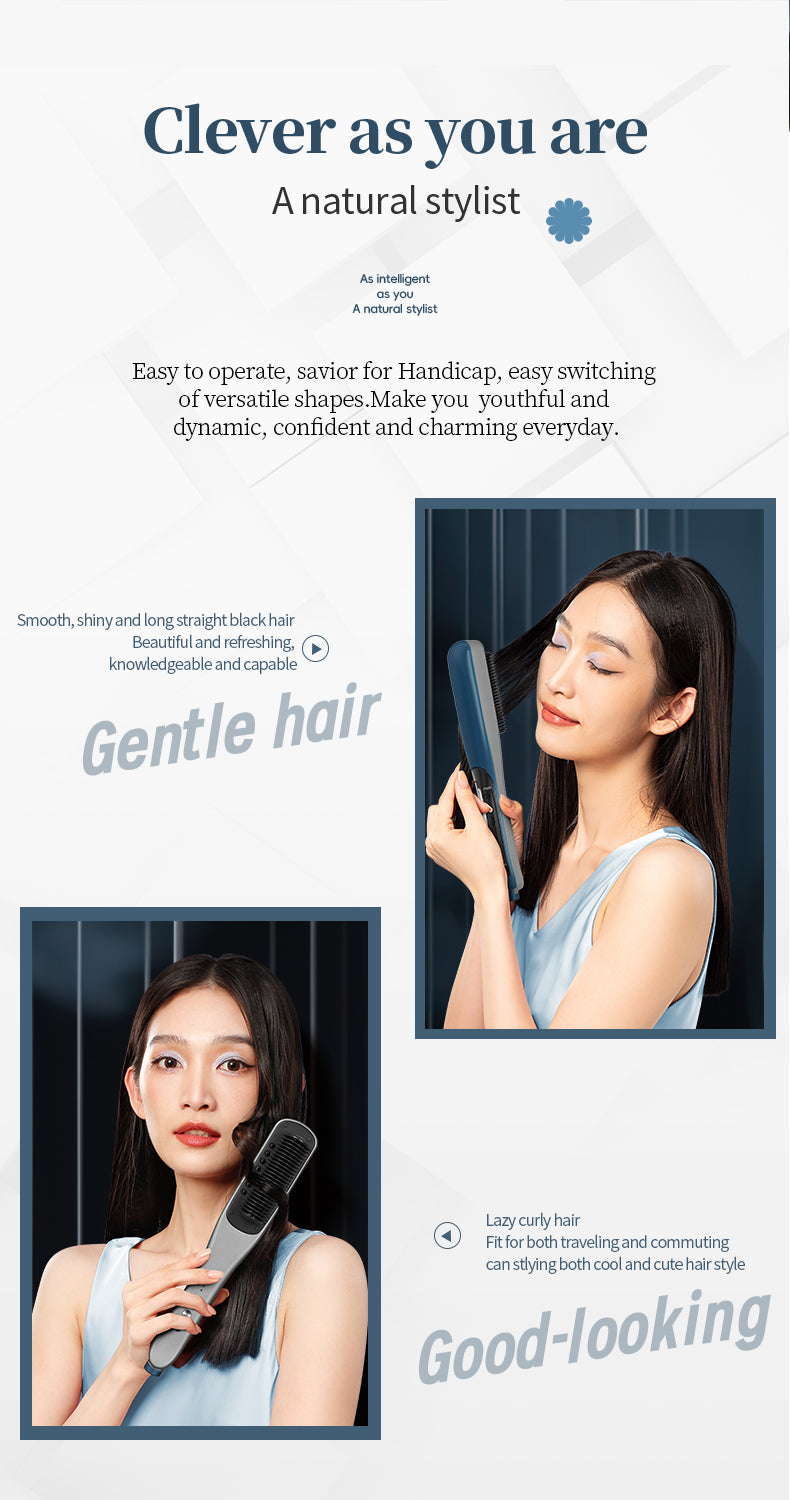 KD880 Steam straightening brush