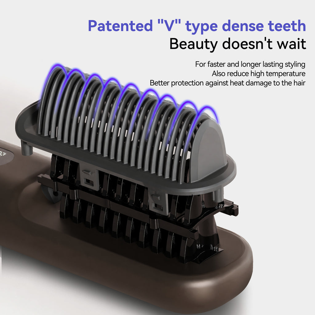 KD3820A Rechargeable Hair Straightening Brush