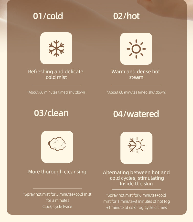 KD2310 Eight-function facial steaming spray