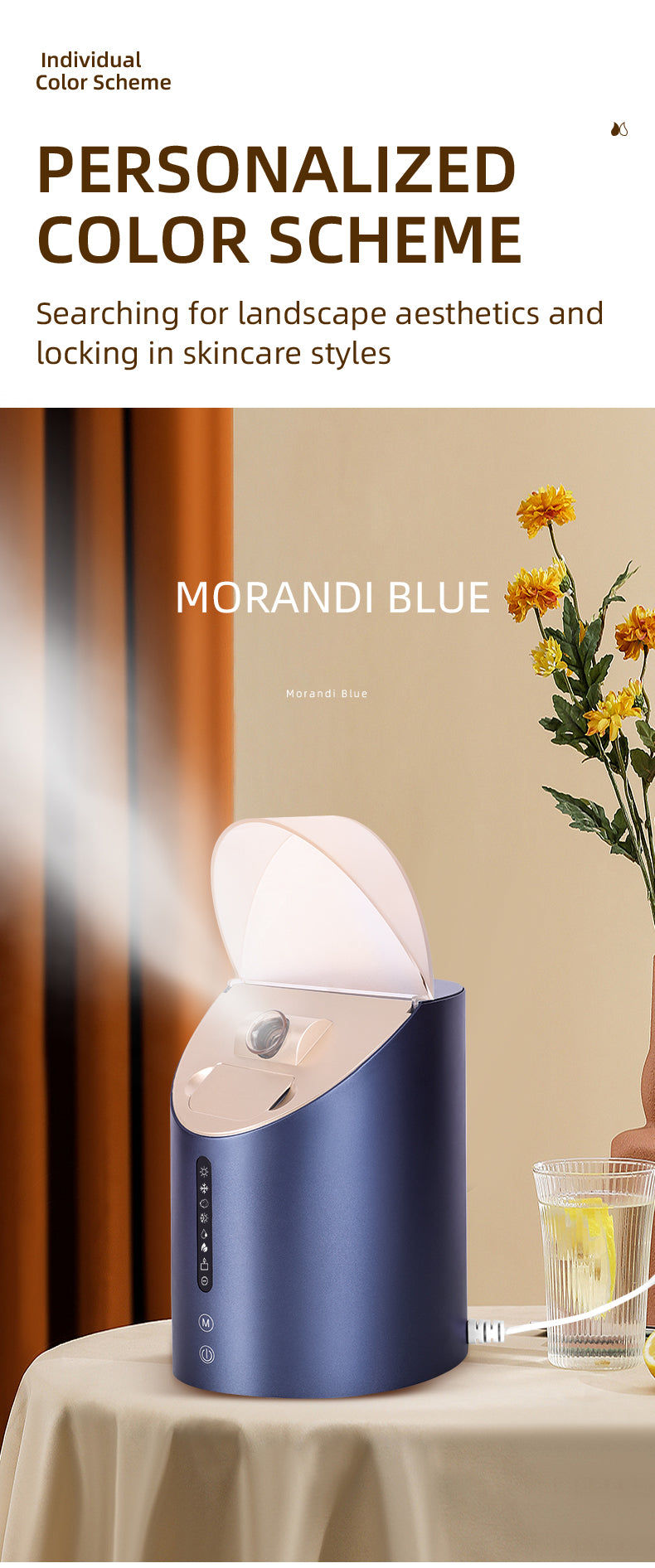 KD2310 Eight-function facial steaming spray