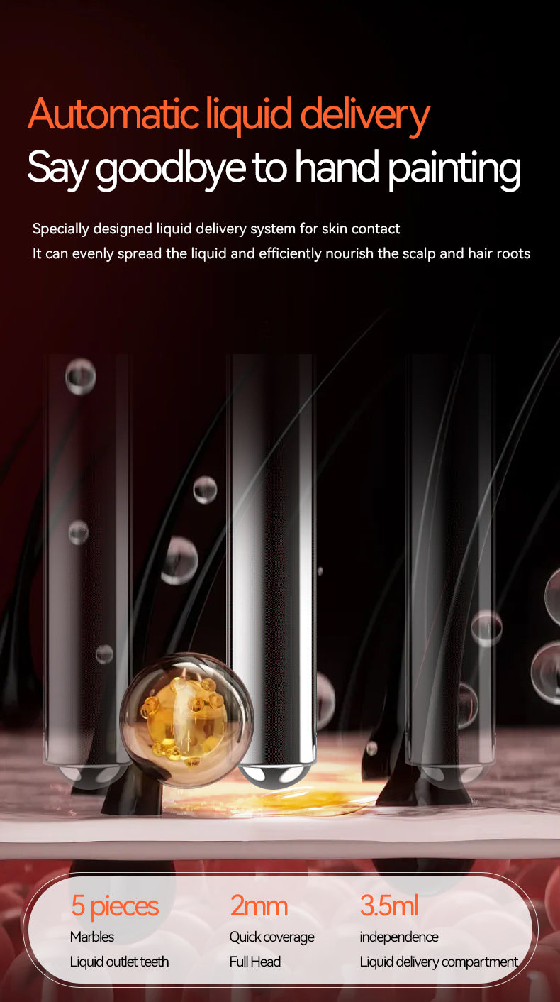 KD3806C Color Light Massage Comb