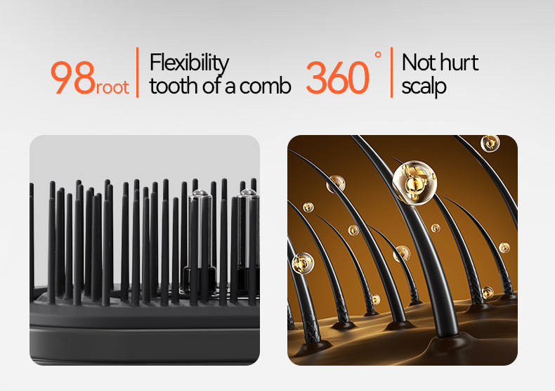 KD3806C Color Light Massage Comb