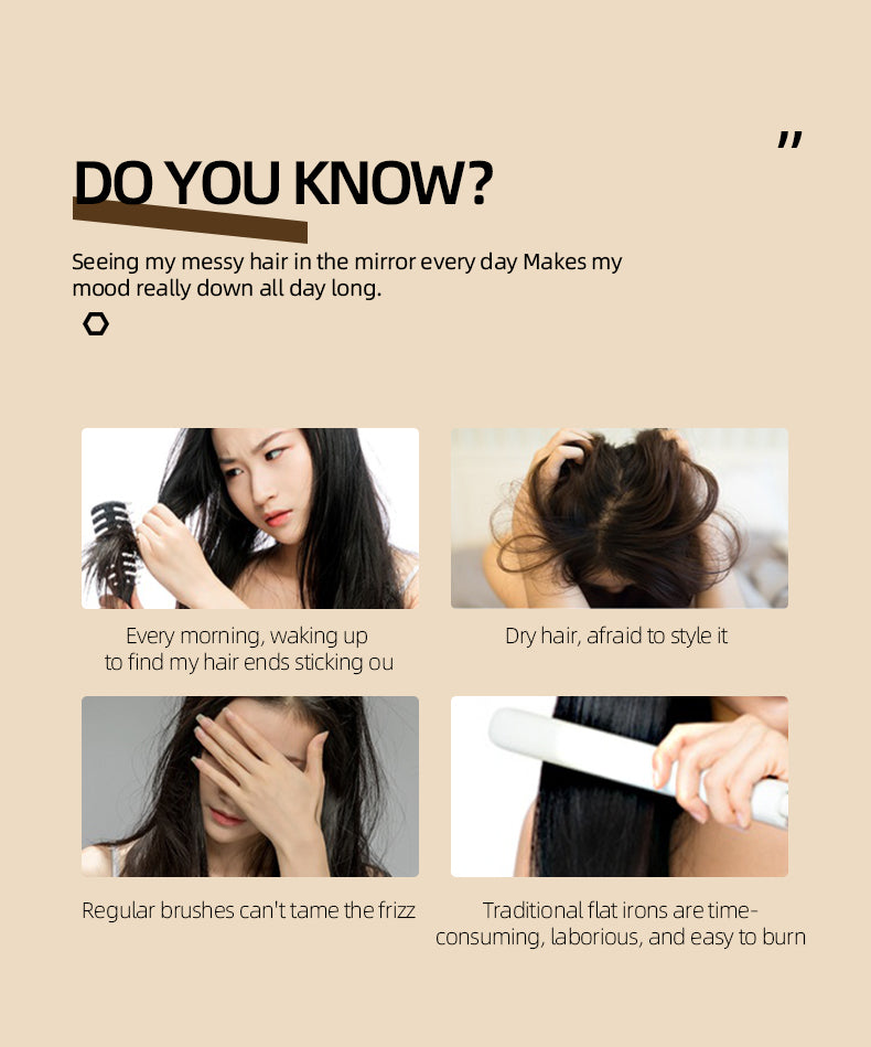 KD388 First-generation hair straightening brush