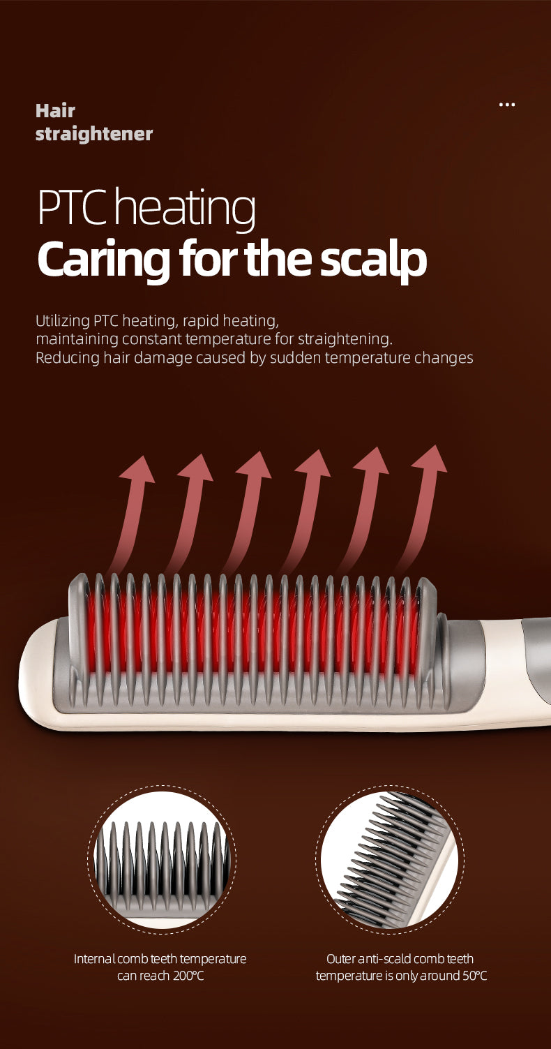 KD388 First-generation hair straightening brush